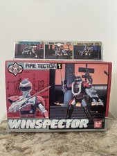 WINSPECTOR FIRE TECTOR 1 VINTAGE COMPLET EN BOITE FRANÇAISE BANDAI 1990 BON ÉTAT