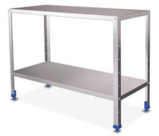 Table inox centrale