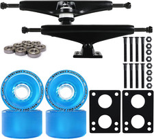 Core Black Longboard Trucks Bigfoot Wheels Package 70Mm Pathfinders (Blue, 6.0 I