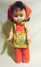 GRANDE POUPEE  CLODREY VINTAGE VETEMENT D'ORIGINE..