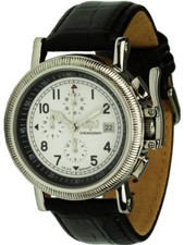 Trias Montre Quartz Trafalger Protection Couronne Chronographe Chronomètre