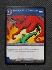 VS System TCG Trouble with Dinosaurs Marvel Universe Upper Deck