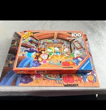 Puzzle ravensburger 100 pièces Disney la bande å picsou duck tales 1988 complet 