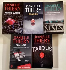 5 romans DANIELLE THIERY Commissaire Edwige Marion livre thriller roman