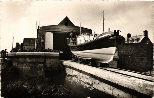 Cpa barfleur canot de - barfleur,