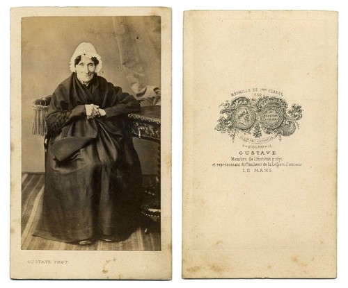 Cdv vieille femme - cdv,