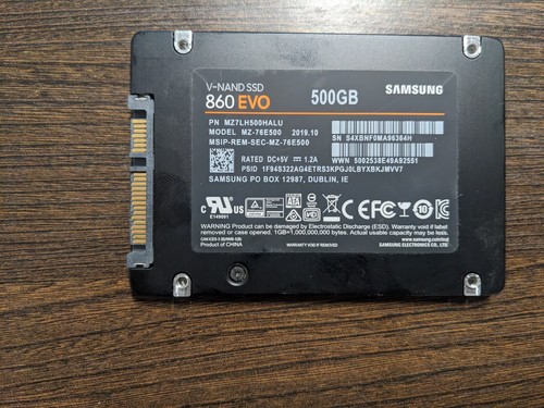 Disque dur ssd samsung 860 - disque, evo