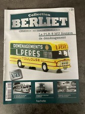 MAGAZINE COLLECXTION BERLIET N°20 PLR 8 MU FOURGON DEMENAGEMENT  K34