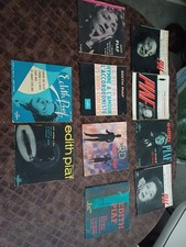 Lot 10 disques vinyles 45 trs edith piaf