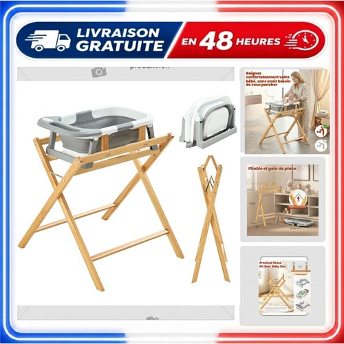 Baignoire bébé pliable avec
