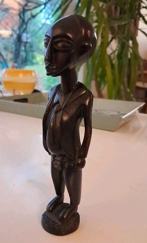 Sculpture bois ebene ancien - ebene, bi
