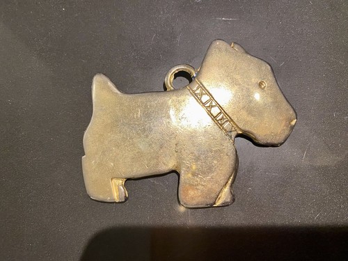 Pendentif chien agatha metal - agatha,