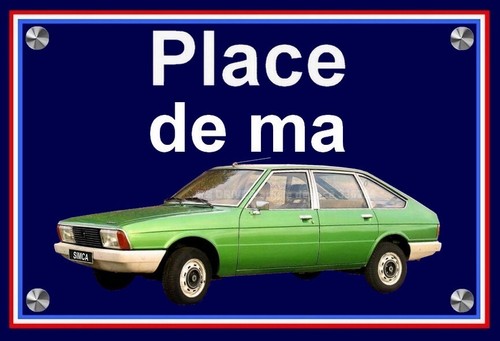 Plaque place ma simca - de,