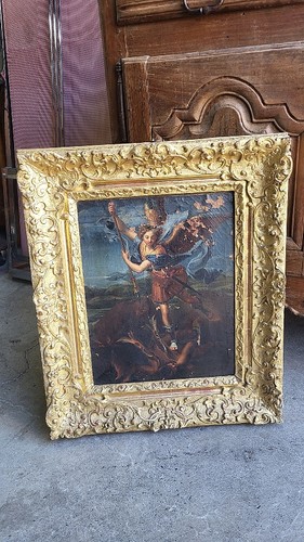Tableau peinture huile sur - peinture,