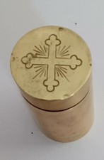 Ancienne Boîte à Saint Sacrements Hosties de Voyage