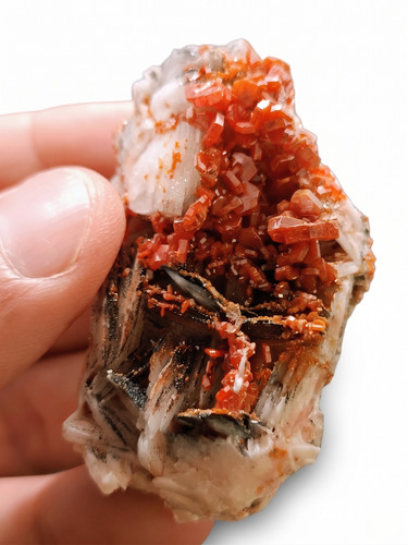 Vanadinite 108 maroc - vanadinite,