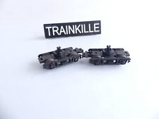 LIMA ITALIE 2 BOGIES NOIRS POUR VOITURE VOYAGEURS TYPE DEV COURTE