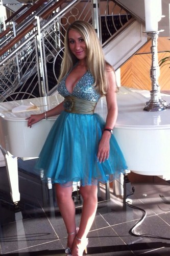Jovani dress turquoise - turquoise,