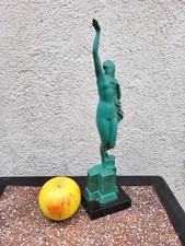 Message, Fayral - Max le Verrier, Sujet Signé, Art Déco, XXème Siècle