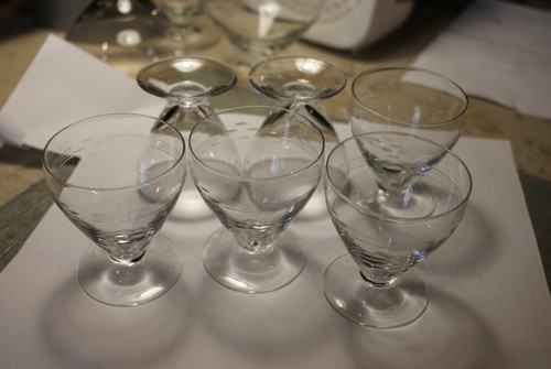 Ancien lot verre liqueur - ancien,