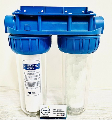 Récipient double filtre eau - filtre, x