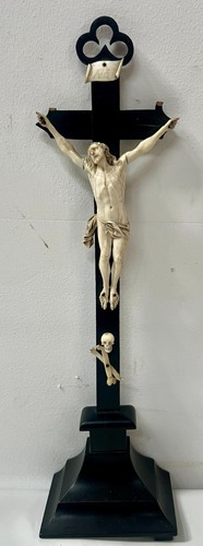 Crucifix bois noir objet de - crucifix,