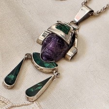 Collier Totem Mexicain Taxco -