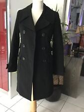 Trench manteau veste COMPTOIR DES COTONNIERS taille 36 noir tres bon etat