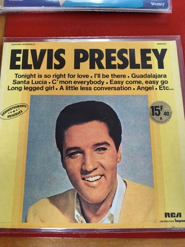 Disque vinyle 33t - , elvis