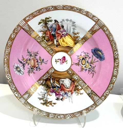 Meissen round edge rococo - edge,