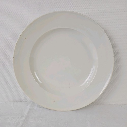 Plat rond faïence ancienne - plat,