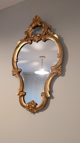 Miroir doré style baroque - miroir,