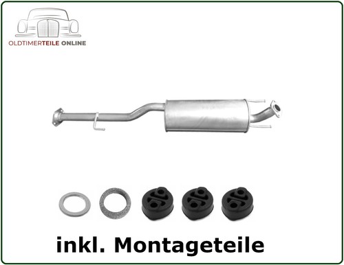 Silencieux central pour toyota - silencieux,