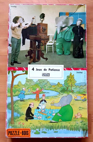 Rare boite puzzles - boite, bois