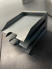 Organiseur metal industriel Range documents Corbeille courriers  Déco atelier 