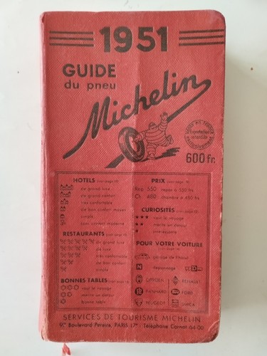 Guide michelin france 1951 - michelin,