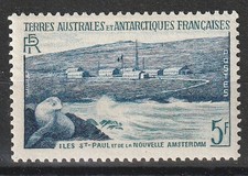TAAF 1956  n° 4 - Île