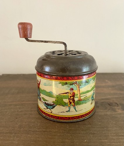 Ancien jouet tôle boîte