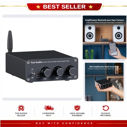 Amplificateur hifi bluetooth - amplificateur,