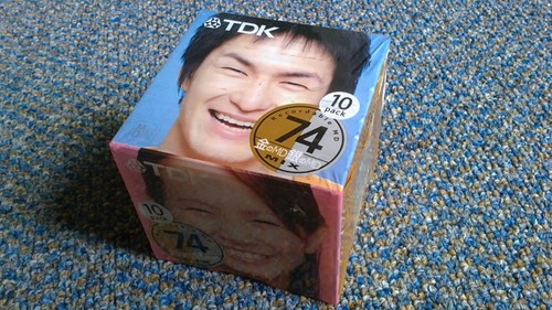 Minidisc tdk silver gold - silver,