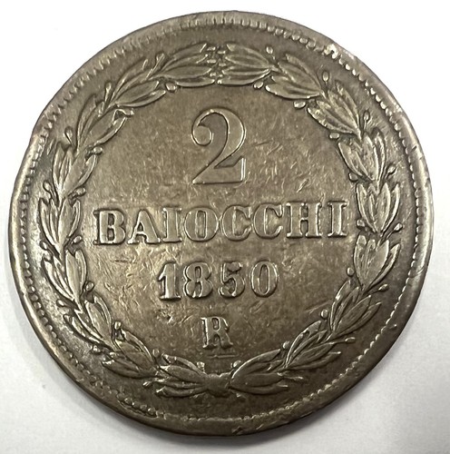 Pièce baiocchi 1850 - 1850, r
