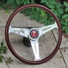 Volant Nardi Bois 38.5cm complet pour Peugeot 404 504 304 204 ou Autre Ancienne
