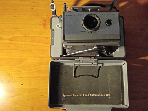 Appareil photo ancien polaroid - ancien,