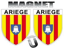 2x MAGNET forme écusson