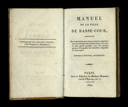 1822 huzard manuel de - ❤️,