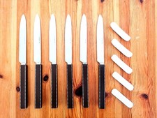 Lot 6 couteaux inox + 5 repose