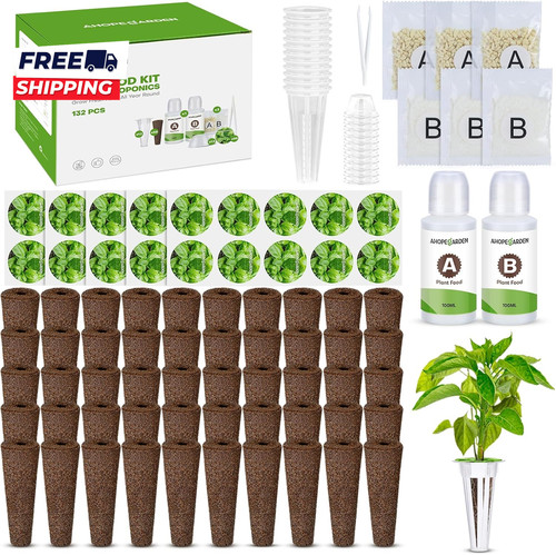 132pcs hydroponic pods - pods, kit