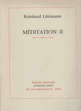 Méditation II pour Cor
