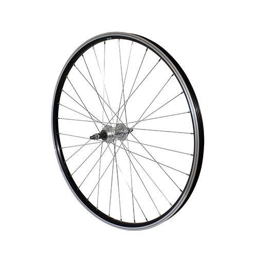 Roue vtt arriere alu noir - roue, 26''