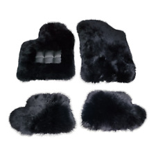 Bespoke Voiture Sol Tapis Véritable Peau de Mouton Extra Peluche Pour